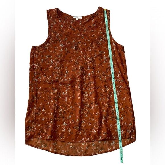 Pleione Sleeveless Top Burnt Orange Size Small - Picture 4 of 5